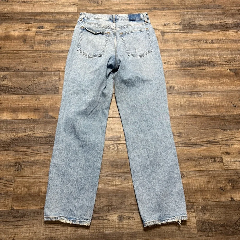 Abercrombie & Fitch The 90's Straight Ultra High-Rise Denim Jeans - Picture 8 of 13